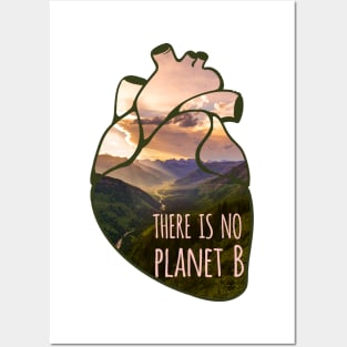 there is no planet B - landscape Posters and Art